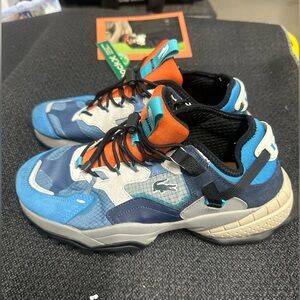 LACOSTE Men L-Guard Breaker Textile and Suede Sneakers